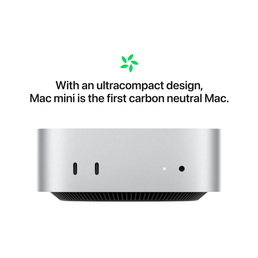 Apple 2024 Mac mini Desktop Computer with M4 chip with 10‑core CPU and 10‑core GPU: Built for Apple Intelligence, 16GB Unified Memory, 256GB SSD Storage, Gigabit Ethernet. Works with iPhone/iPad