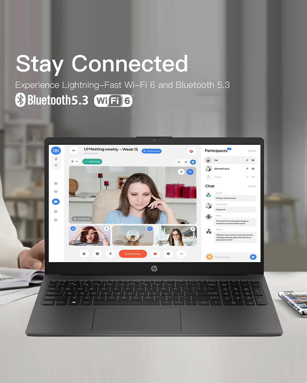 HP 250R-Series Premium Business Laptop - w/Office Lifetime & Free CD/DVD Drive • 15.6" Full HD • RJ45 • i3 1315U (Up to 4.5Ghz) • Wi-Fi 6 -Windows 11 Pro w/Laptop Bundle(64GB RAM | 2TB SSD)