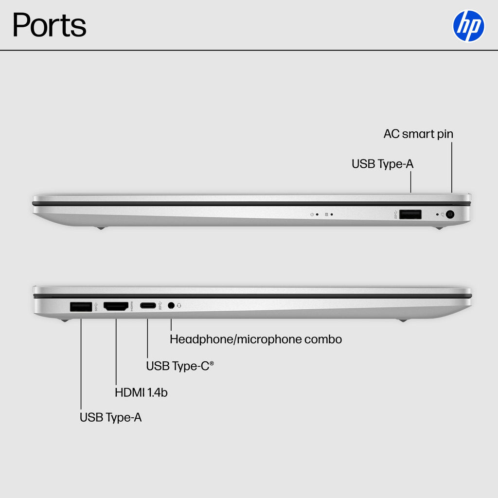 HP 17 inch Touchscreen 2025 Business Laptop, AMD Ryzen 5 7430U(Up to 4.3GHz), 17.3 inch Anti-Glare Touch Screen, 64 GB RAM, 4 TB SSD, WiFi 6, Bluetooth 5.4, Copilot AI, Windows 11 Pro