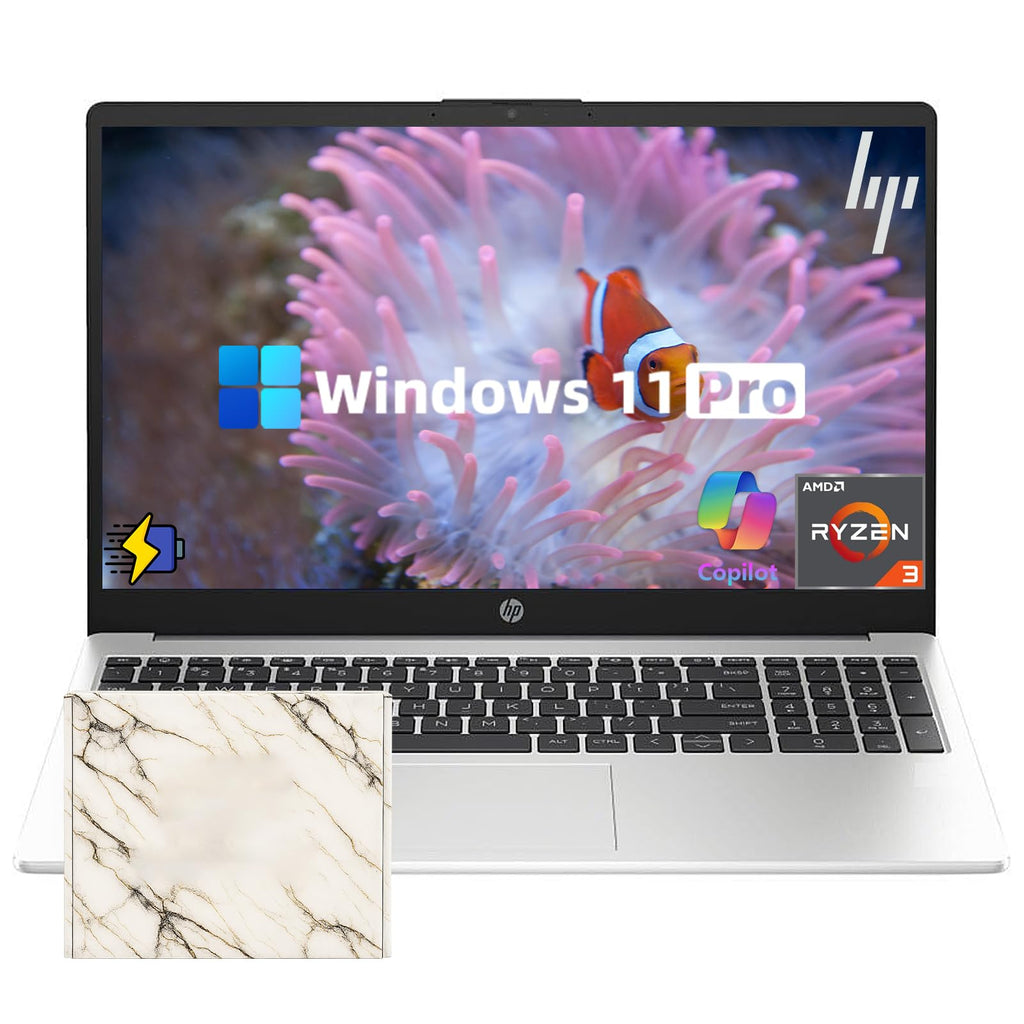 HP 250R-Series Premium Business Laptop - w/Office Lifetime & Free CD/DVD Drive • 15.6" Full HD • RJ45 • i3 1315U (Up to 4.5Ghz) • Wi-Fi 6 -Windows 11 Pro w/Laptop Bundle(64GB RAM | 2TB SSD)