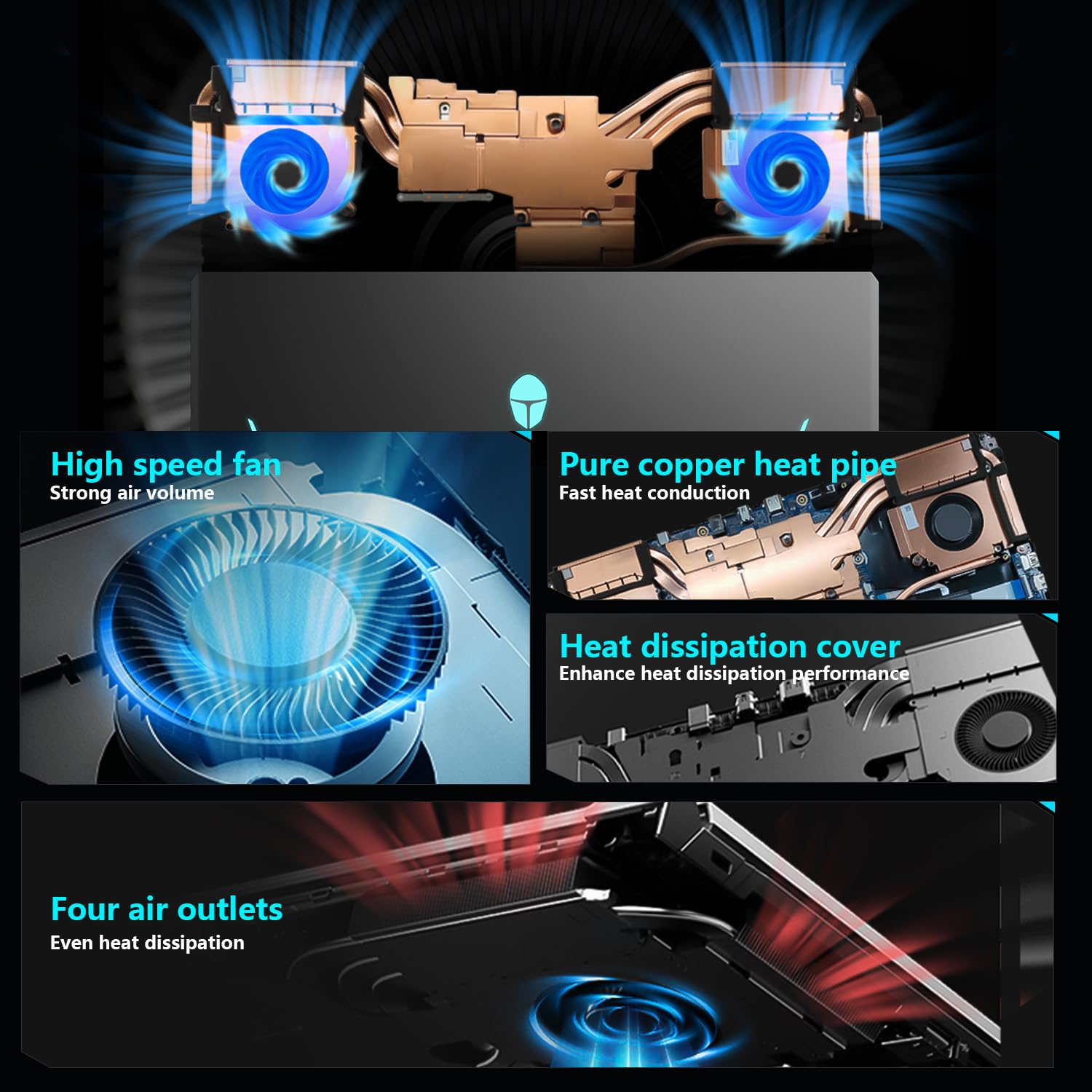 Thunderobot Storm 17 5070 Gaming Laptop, 17.3" QHD 165Hz 2K Display, Core i7-13620H, GeForce RTX 5070, 64GB DDR5 RAM, 2TB SSD, RGB Backlit Keyboard, HDMI, Wi-Fi 6, Win11 Home