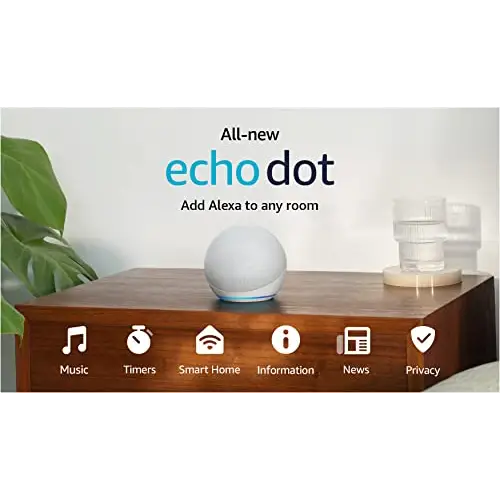 Amazon Echo Dot Vibrant sounding Alexa speaker Great for bedrooms dining rooms and offices Charcoal
