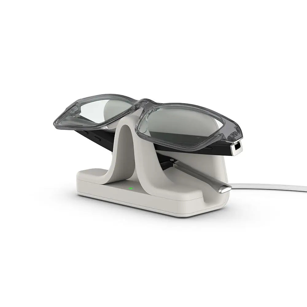 Amazon Echo Frames (newest model) + Echo Show 8 (newest model) Smart Glasses with Alexa Rectangle frames in Classic