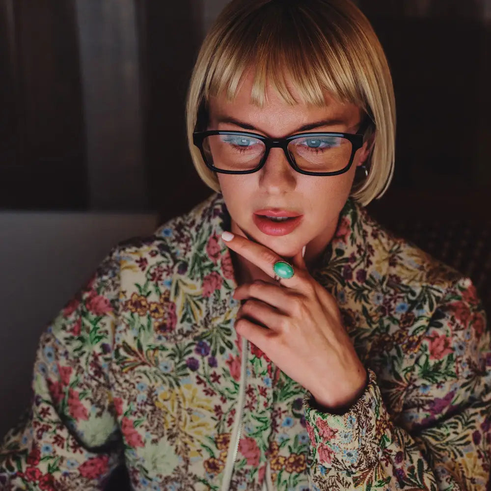 Amazon Echo Frames (newest model) + Echo Show 8 (newest model) Smart Glasses with Alexa Rectangle frames in Classic