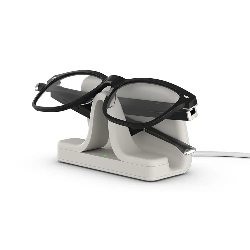 Amazon Echo Frames (newest model) + Echo Show 8 (newest model) Smart Glasses with Alexa Rectangle frames in Classic