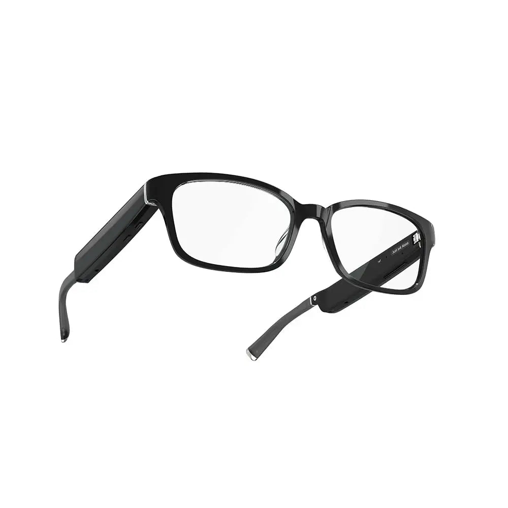 Amazon Echo Frames (newest model) + Echo Show 8 (newest model) Smart Glasses with Alexa Rectangle frames in Classic