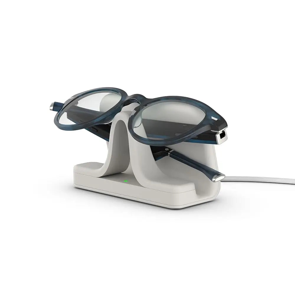 Amazon Echo Frames (newest model) + Echo Show 8 (newest model) Smart Glasses with Alexa Rectangle frames in Classic