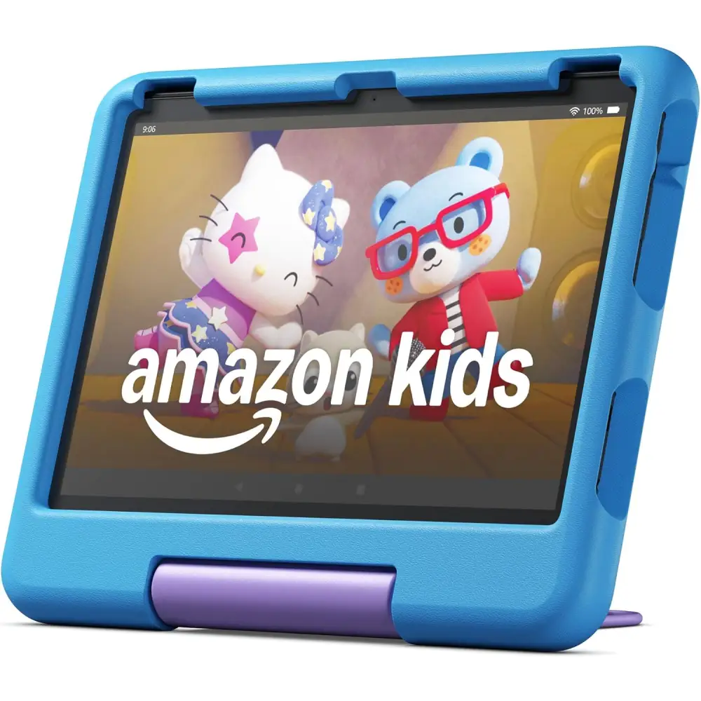 Amazon Fire HD 10 Kids tablet (newest model) ages 3-7 | Bright 10.1’’ HD screen with included ad-free and exclusive
