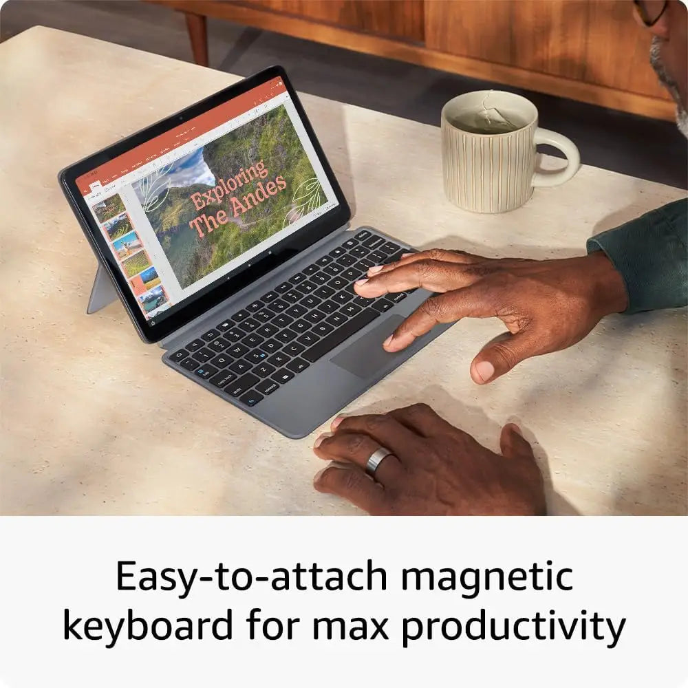 Amazon Fire Max 11 tablet productivity bundle with Keyboard Case Stylus Pen octa-core processor 4 GB RAM to do more