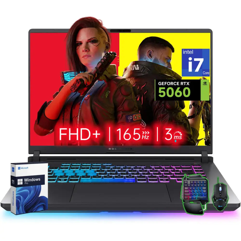 ASUS ROG Strix G16 Gaming Laptop 2025 Intel Core i7 Processor 14650HX NVIDIA GeForce RTX 5060 GPU 16’’ FHD+ 165Hz/3ms