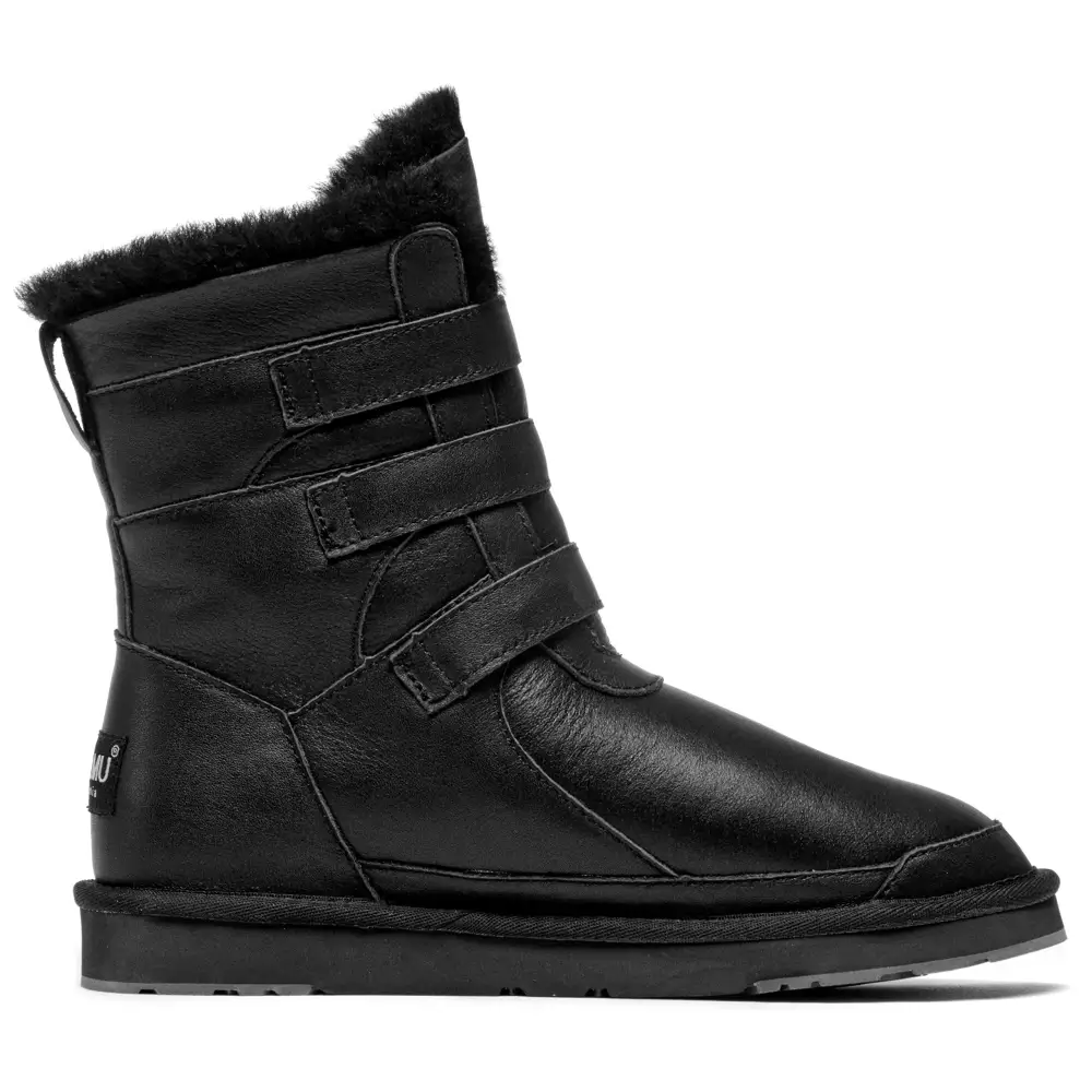 AU&MU AUMU Women Three warm Thickened Leisure Weigher Shoes Snow Boots