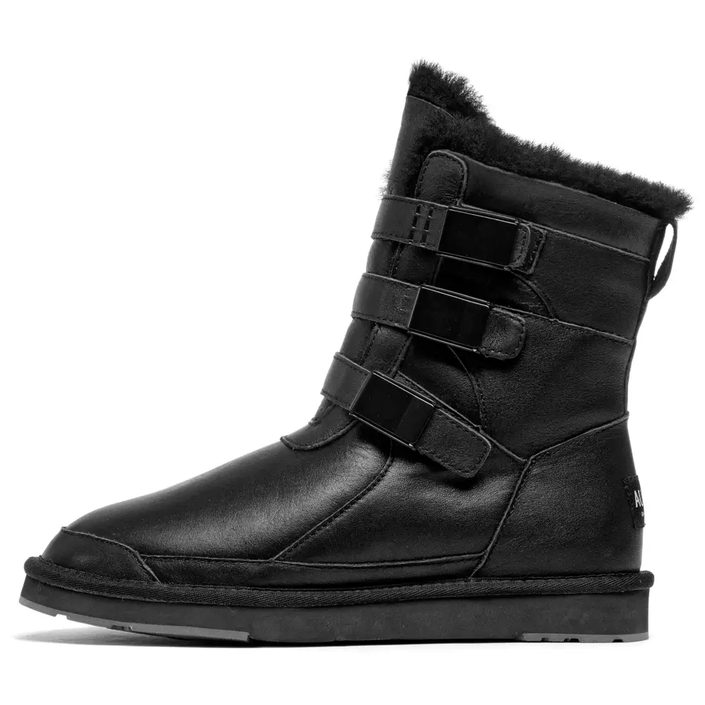 AU&MU AUMU Women Three warm Thickened Leisure Weigher Shoes Snow Boots