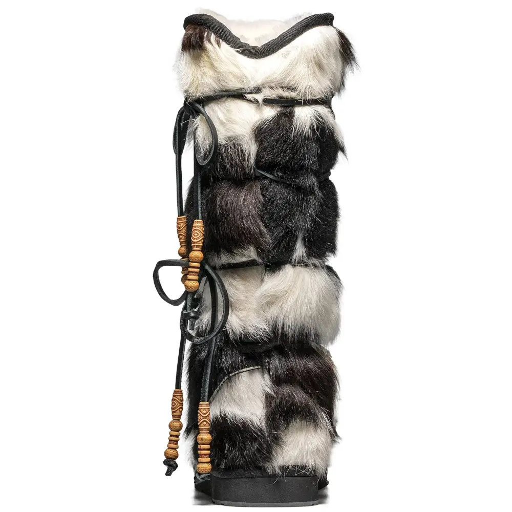 AU&MU Aumu Womens Comfort Suede Fur Shearling Stylish Knee High Winter Snow Boots Women Sheepskin