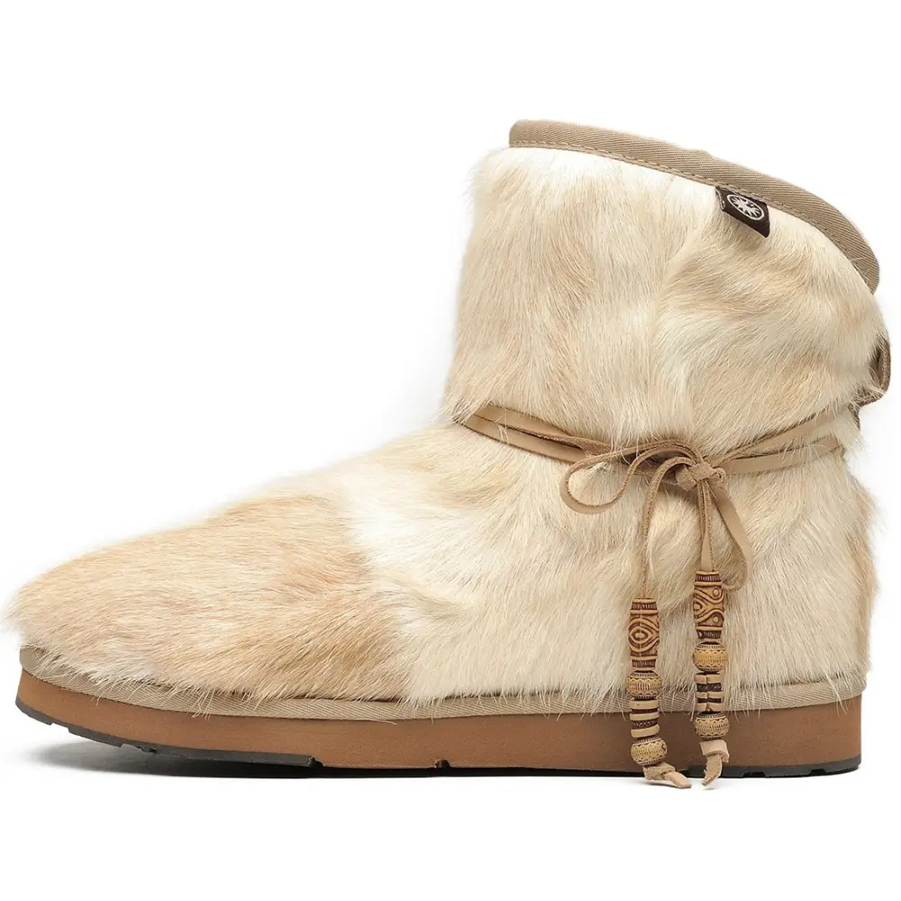 AU&MU Womens Casual and Versatile Warm Simple Snow Boots