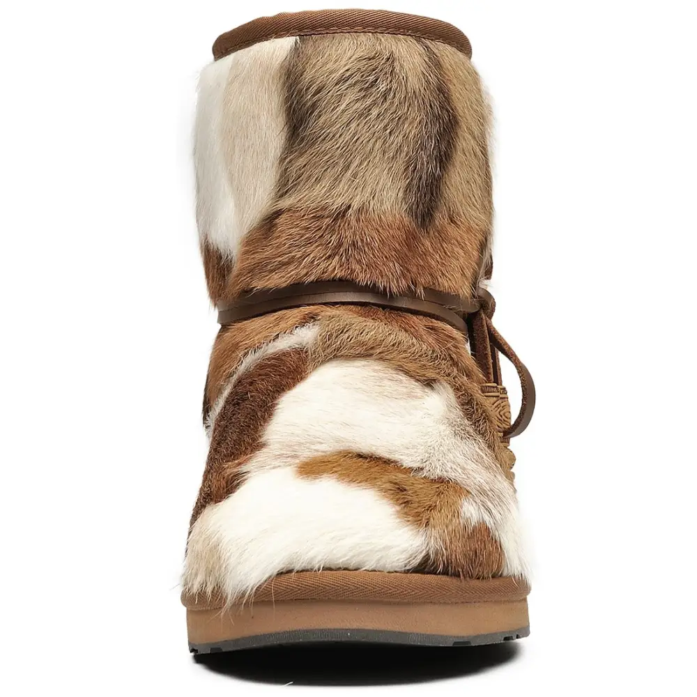 AU&MU Womens Casual and Versatile Warm Simple Snow Boots