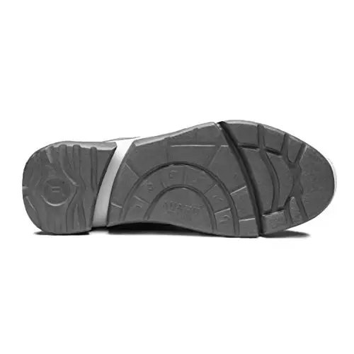 AUMU Classic Retro Hook and Loop Suede Sheepskin Elevator Hiden Heel Winter Snow Boots