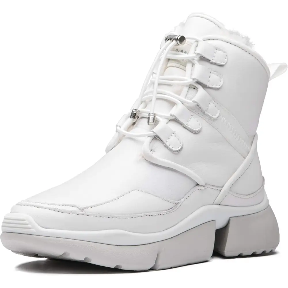 AUMU Movement Type Lace Band Elevator Hidden Heel Winter Snow Boots