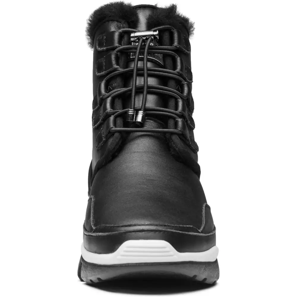AUMU Movement Type Lace Band Elevator Hidden Heel Winter Snow Boots