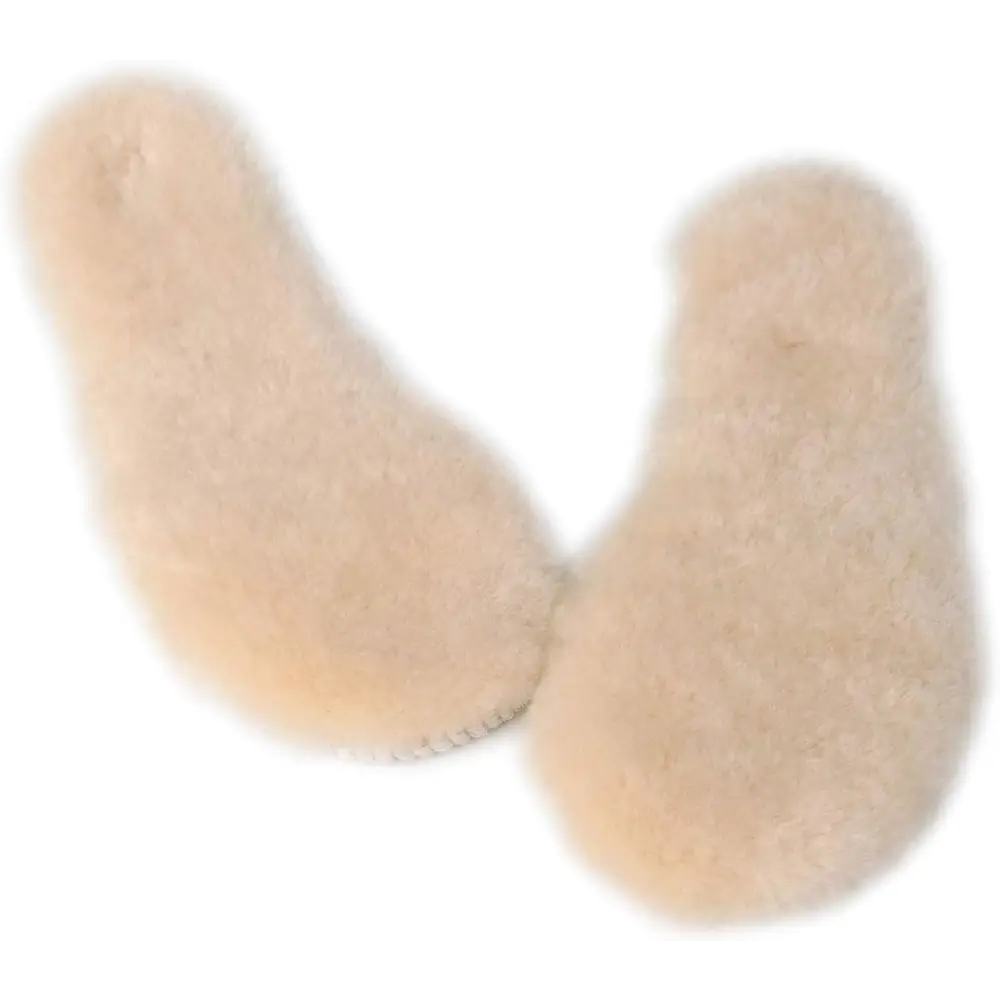 Aumu Thermal Sheepskin Wool Yarn Insoles White Size 9