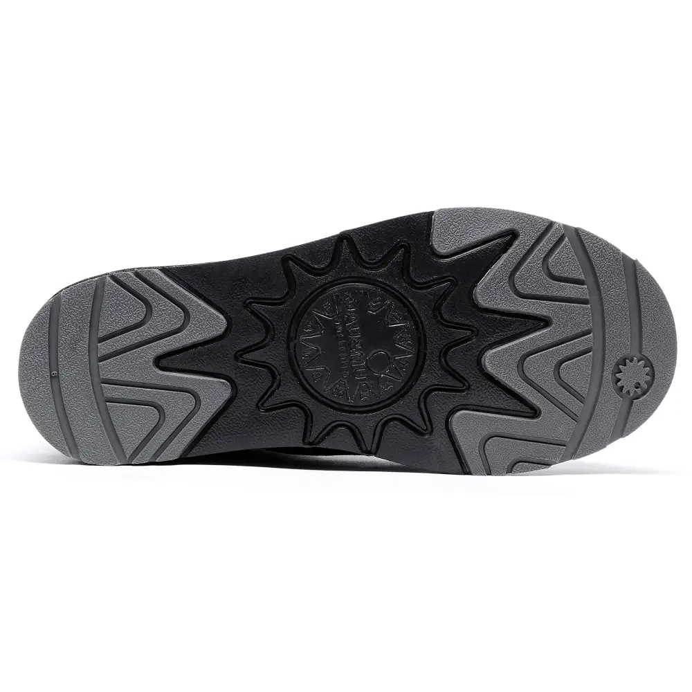 AUMU Women’s National Style Matin Classic Style Sheepskin Suede Winter Snow Boots