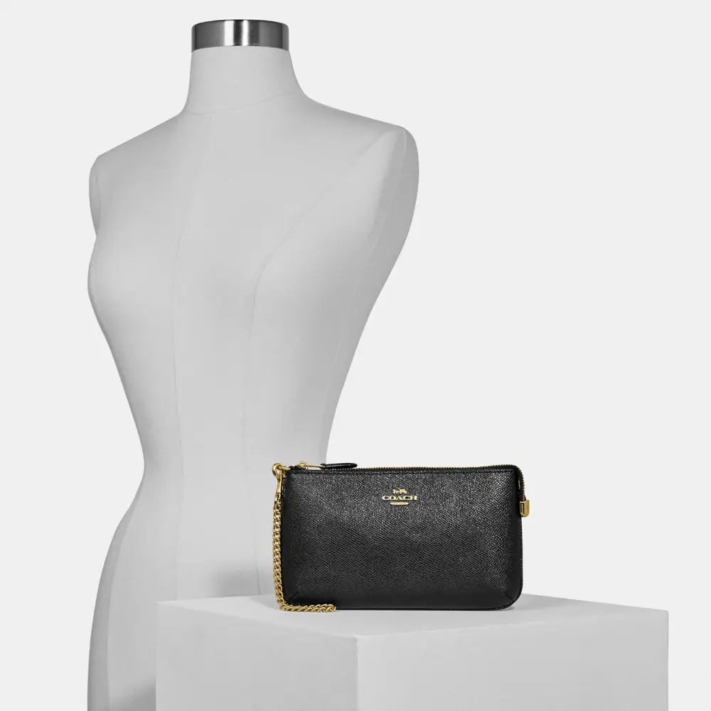 Coach Large Wristlet W Chain