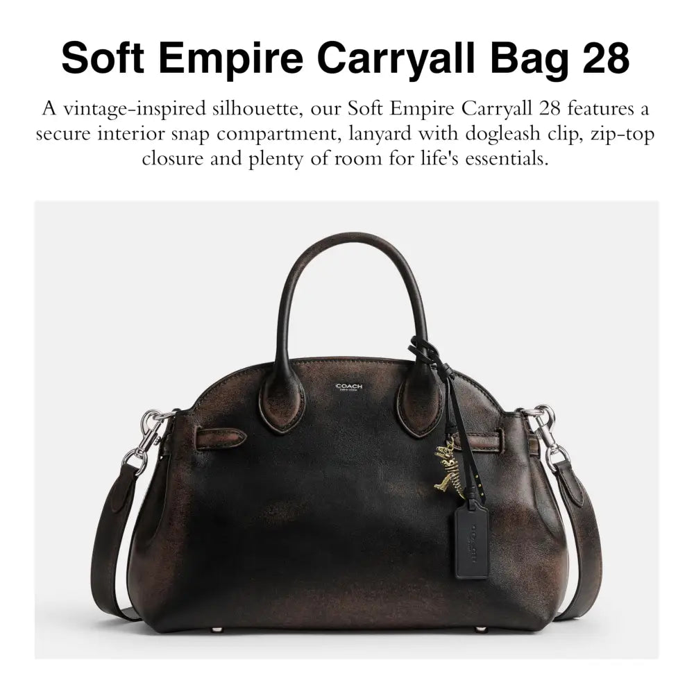 Coach Soft Empire Carryall 28