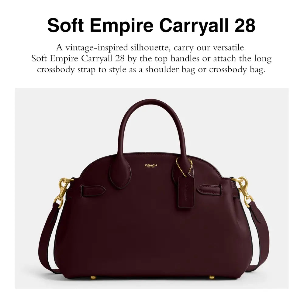 Coach Soft Empire Carryall 28