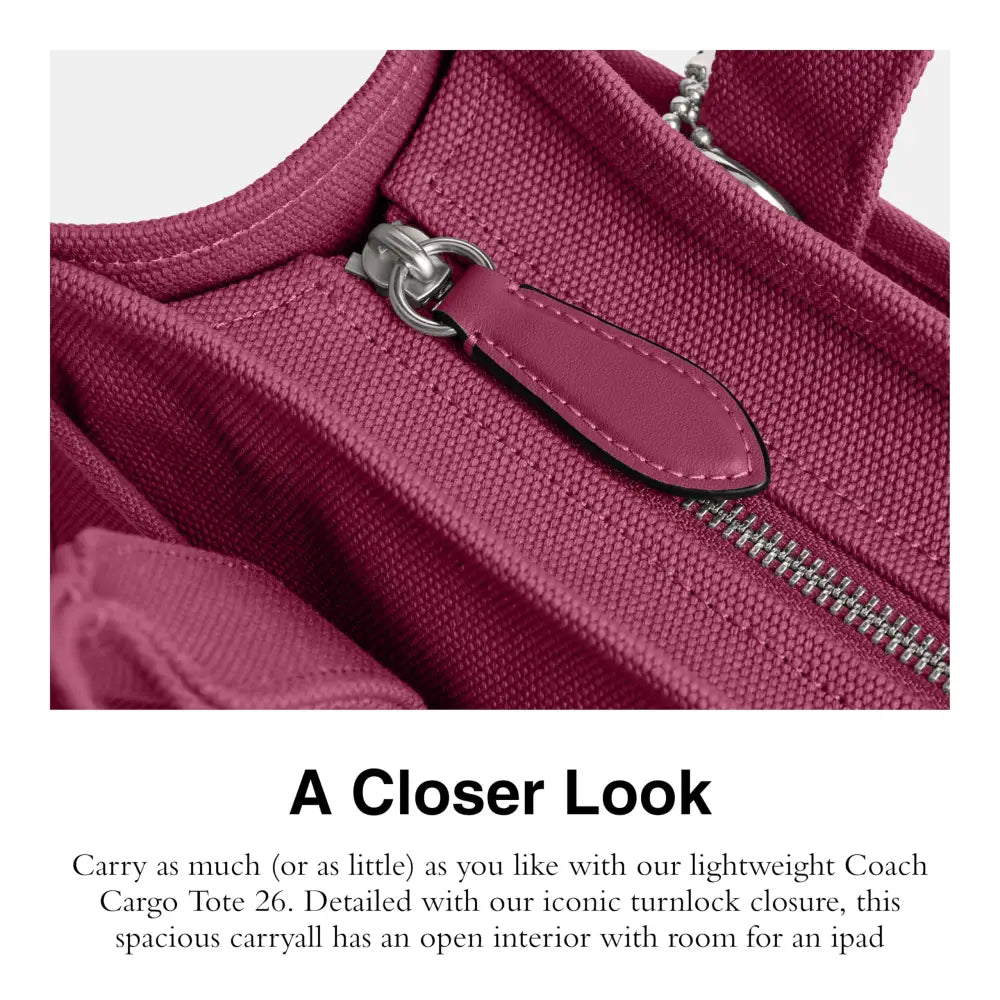 Coach womens Cargo Tote 26