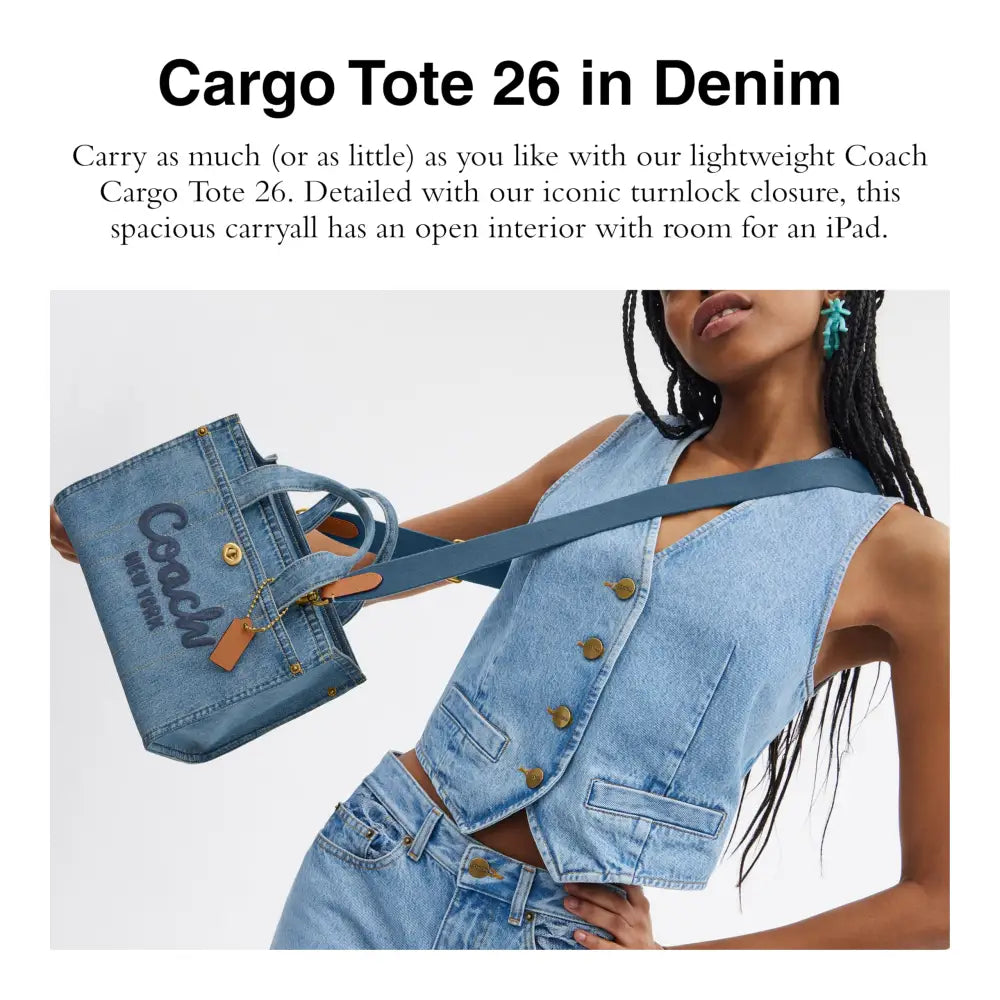 Coach womens Cargo Tote 26