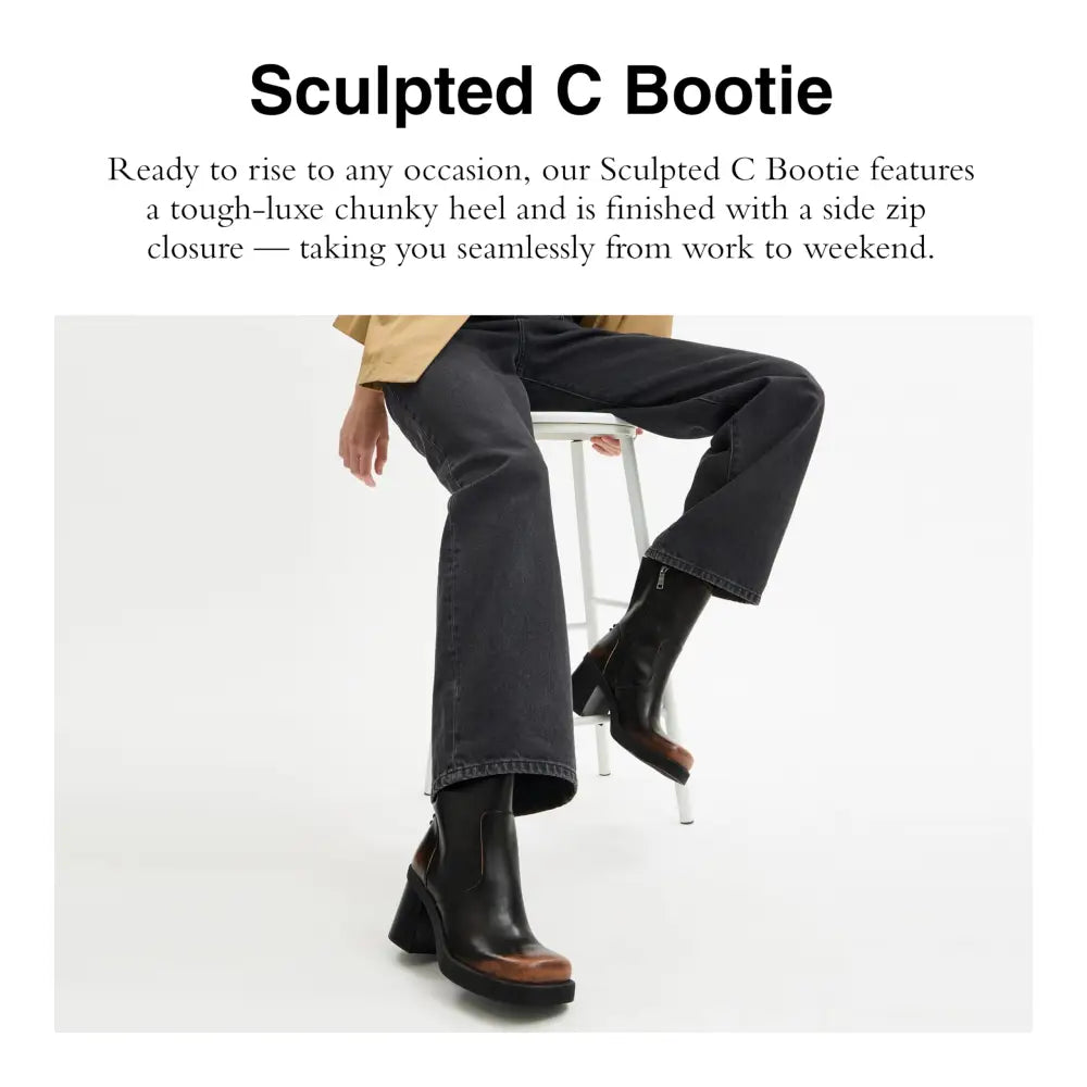 Coach womens Sculpted C Bootie