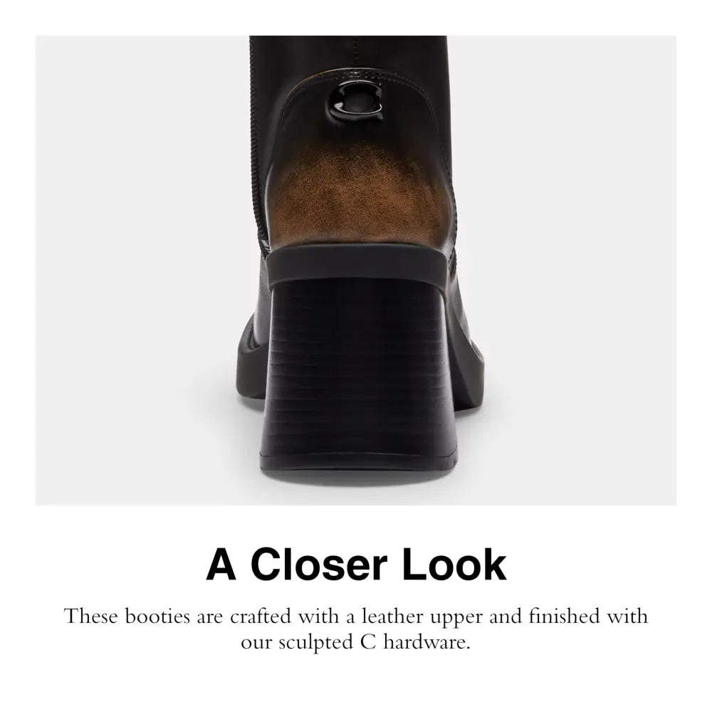 Coach womens Sculpted C Bootie