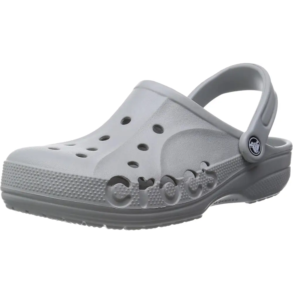 Crocs Unisex Adult Baya Clogs - 8 Women/6 Men / Light Grey