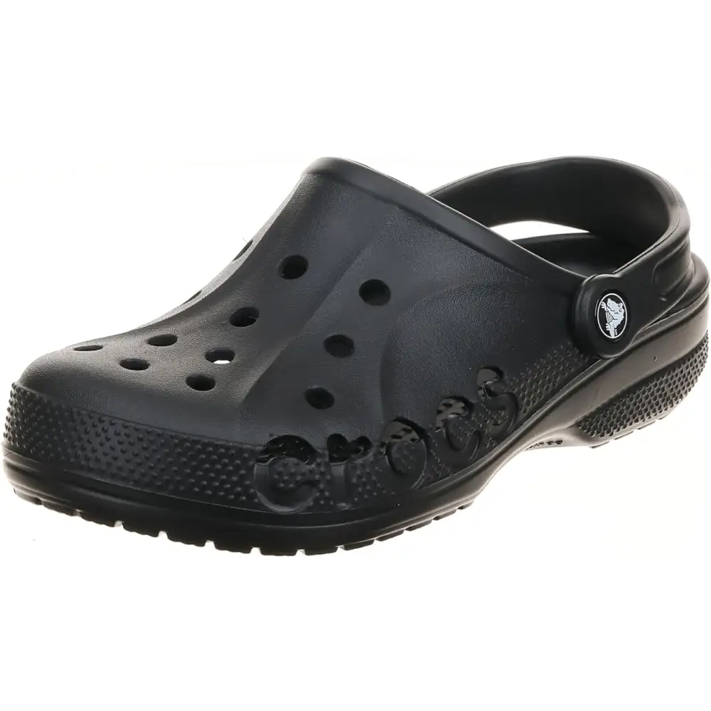 Crocs Unisex-Adult Baya Graphic Clog - Black/Black / 8 Women/6 Men