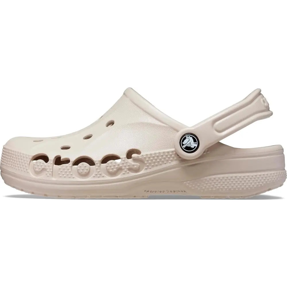 Crocs Unisex-Adult Baya Graphic Clog - Cobblestone / 15 Women/13 Men