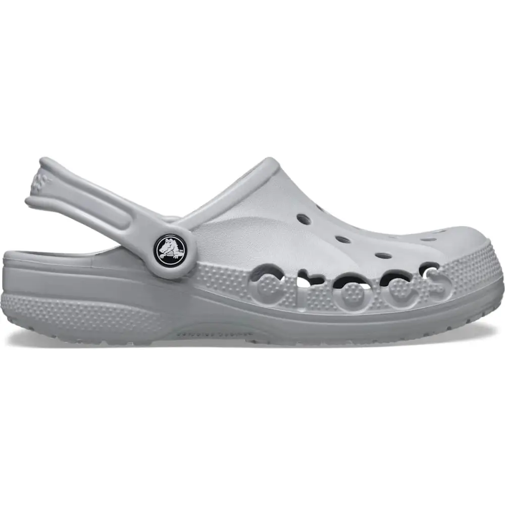 Crocs Unisex-Adult Baya Graphic Clog - Light Grey / 13 Women/11 Men