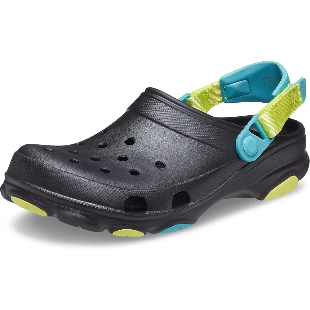 Crocs Unisex-Adult Classic All Terrain Clogs - Black/Multi / 6 Women/4 Men