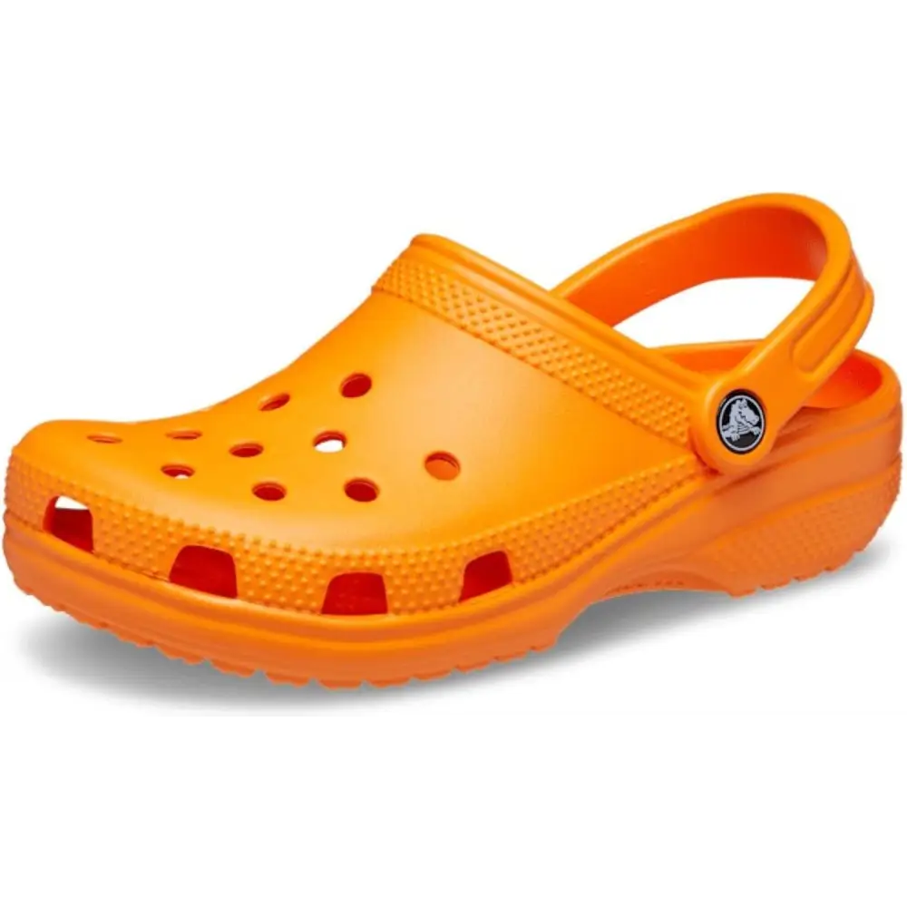 Crocs Unisex Adult Classic Clog - 10 Women/8 Men / Orange Zing