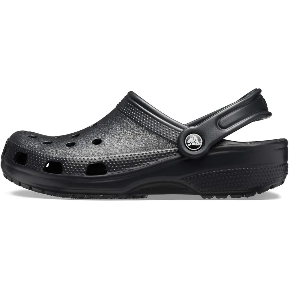 Crocs Unisex Adult Classic Clog - 12 Women/10 Men / Black