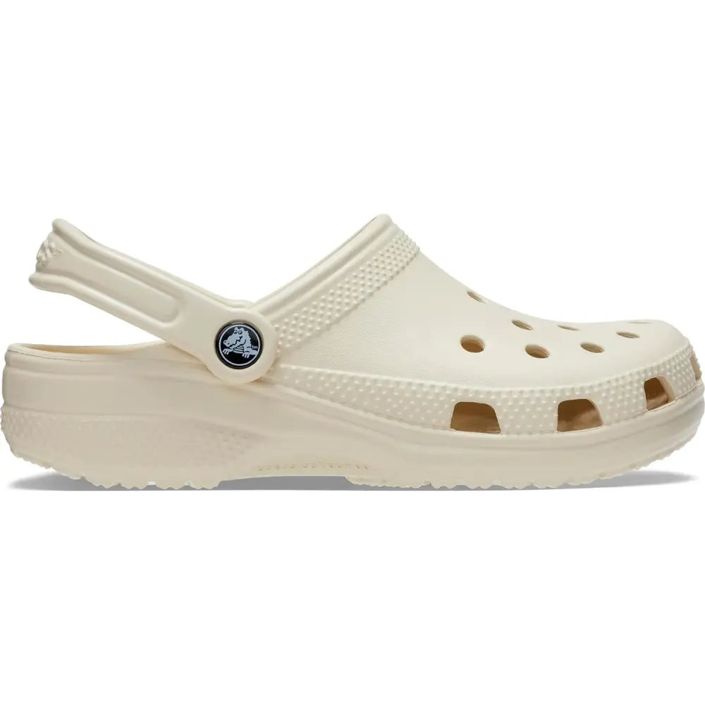 Crocs Unisex-Adult Classic Clog Clogs for Women and Men Bone 6 Men/8 Women