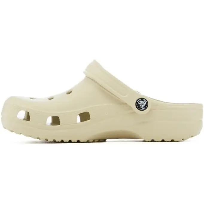 Crocs Unisex-Adult Classic Clog Clogs for Women and Men Bone 9 Men/11 Women