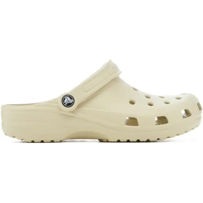 Crocs Unisex-Adult Classic Clog Clogs for Women and Men Bone 9 Men/11 Women