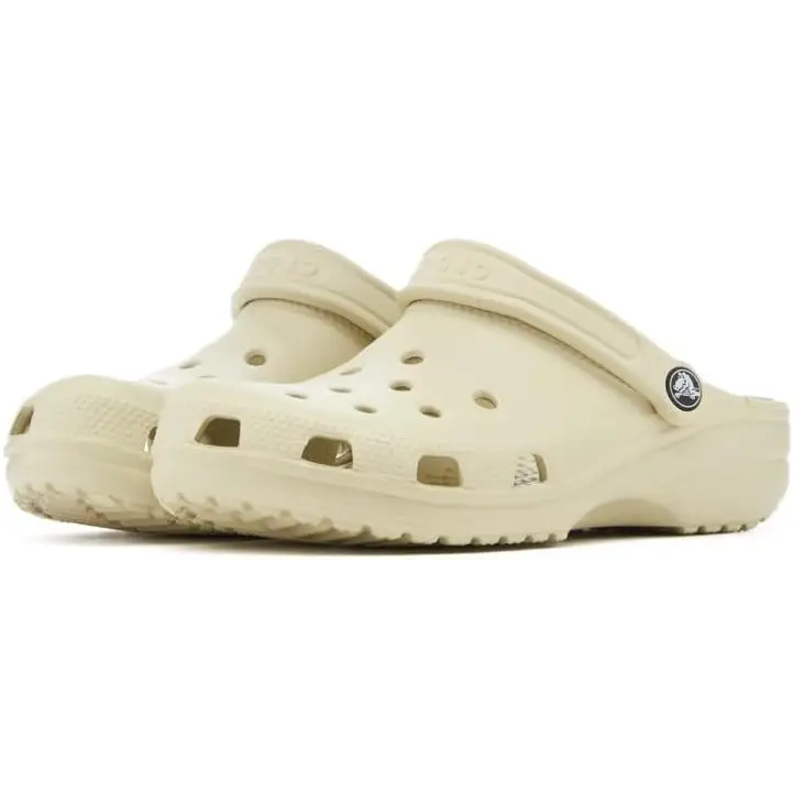 Crocs Unisex-Adult Classic Clog Clogs for Women and Men Bone 9 Men/11 Women