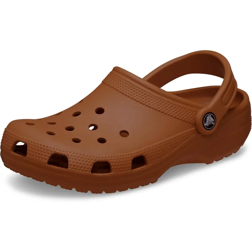 Crocs Unisex-Adult Classic Clog - Cognac / 11 Women/9 Men