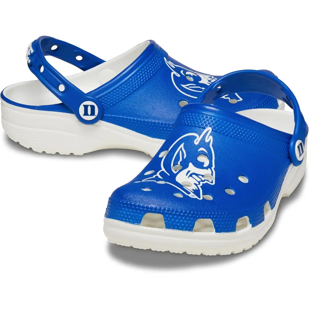 Crocs Unisex-Adult Classic Collegiate Clogs - Duke Univ / 6 Women/4 Men