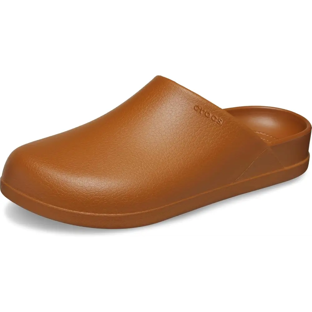 Crocs Unisex-Adult Dylan Clogs - 13 Women/11 Men / Cognac