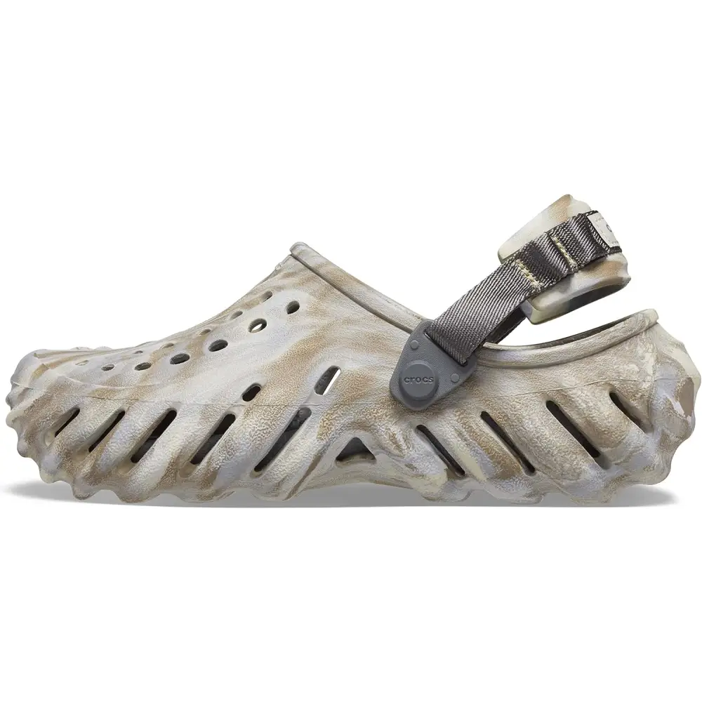 Crocs Unisex Adult Echo Clog - Bone/Multi / 15 Women/13 Men