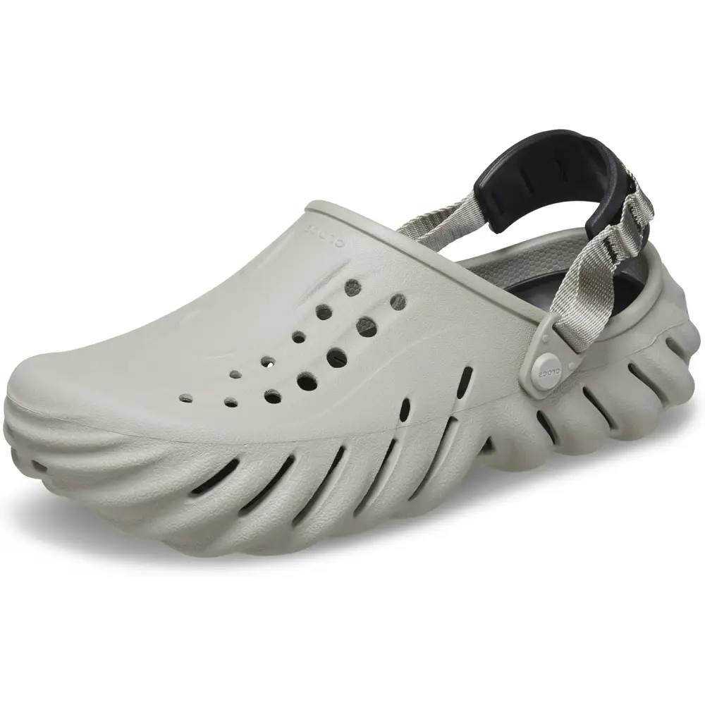Crocs Unisex Adult Echo Clog - Elephant / 7 Women/5 Men