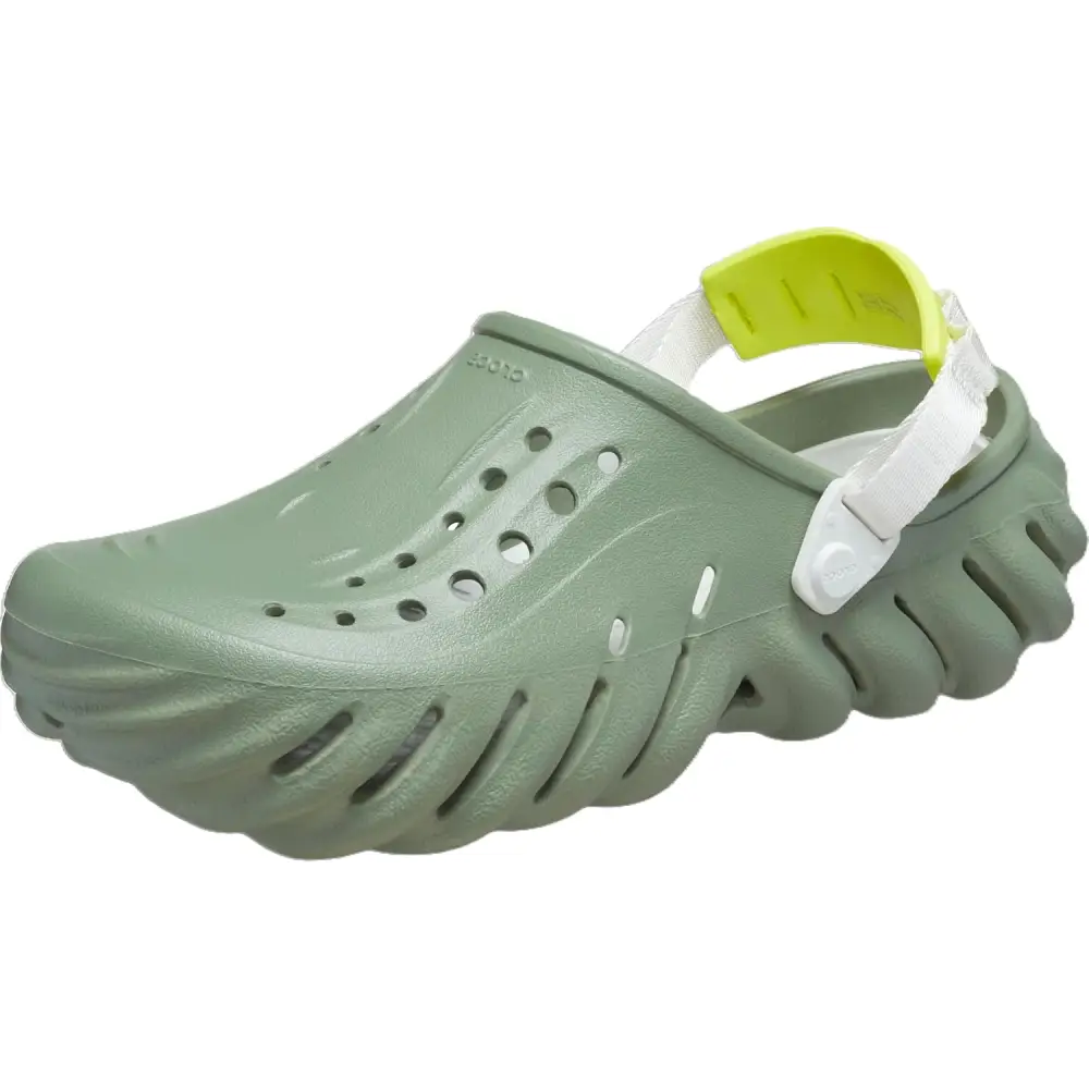 Crocs Unisex Adult Echo Clog - Moss / 14 Women/12 Men