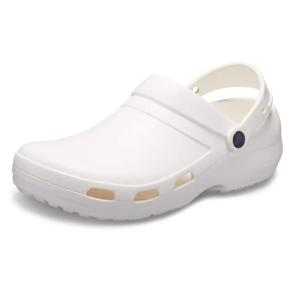Crocs Unisex Adult Specialist II Work Clogs - 13 Women/11 Men / White