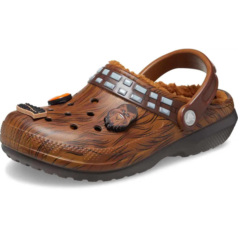 Crocs Unisex Adult Star Wars Classic Fuzzy Lined Clogs - Espresso / 4 Women/2 Men